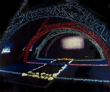 Installation pour la Roche Jagu